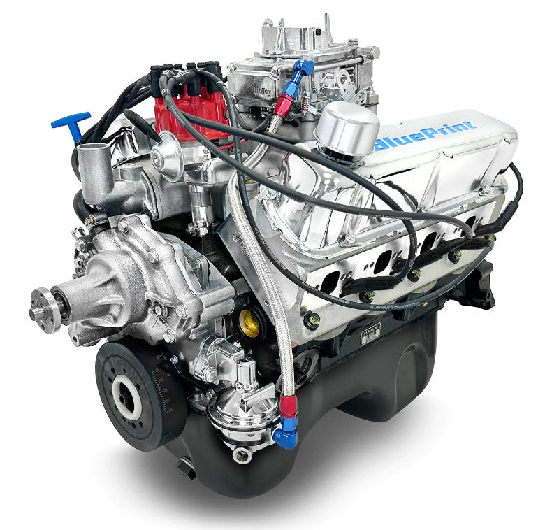 New BluePrint Small Block Ford 347 c.i. Crate Engine - dressed longblock w/ carb - BP3479RCTCD